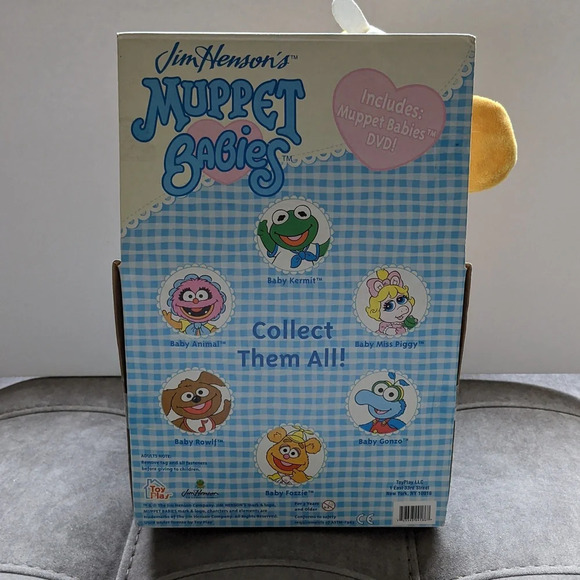 Jim Henson's Muppet Babies Plush Baby Fozzie NWT in box Rare VTG CD collectible - Picture 4 of 6